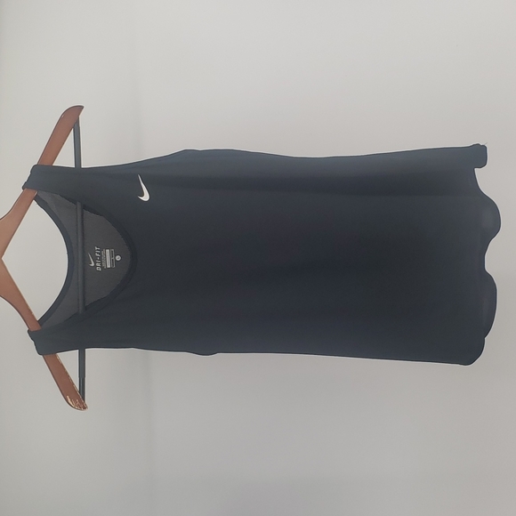 Nike Dri-Fit Loose Black Women's Tank Top - Size Large - Picture 2 of 7